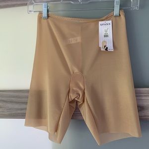 Sz S Spanx,  skinny britches, nude